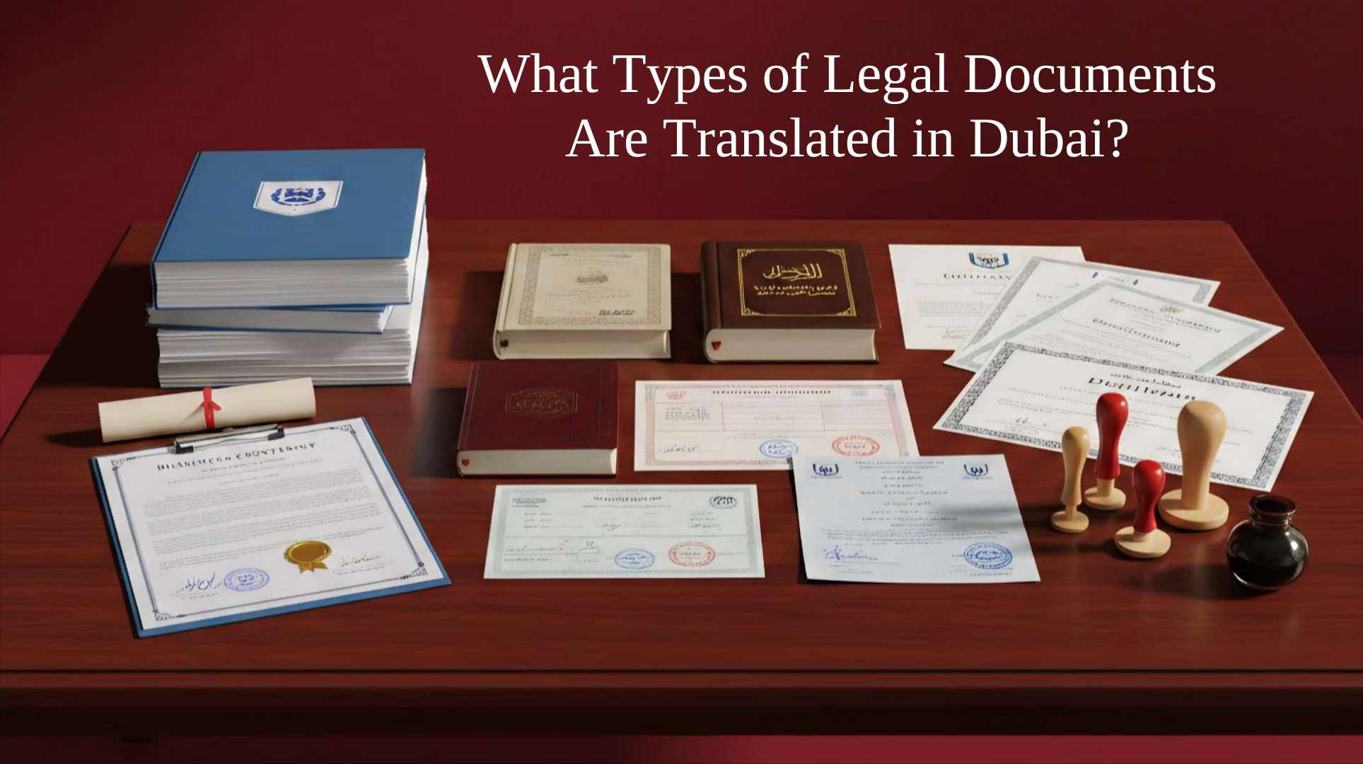 What Types of Legal Documents Are Translated in Dubai-1