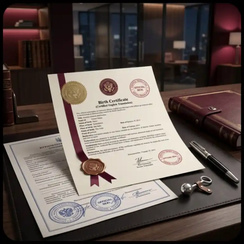 birth certificate translation