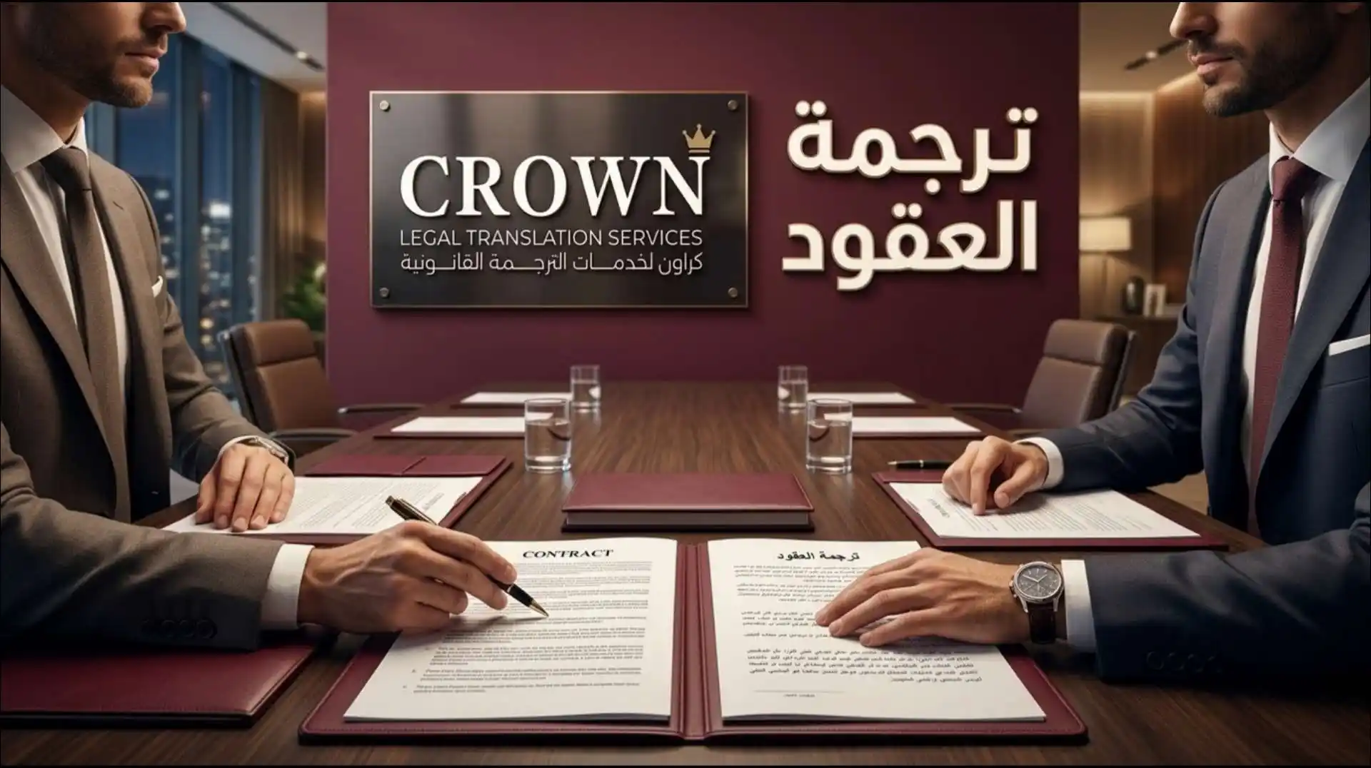ترجمة العقود في دبي